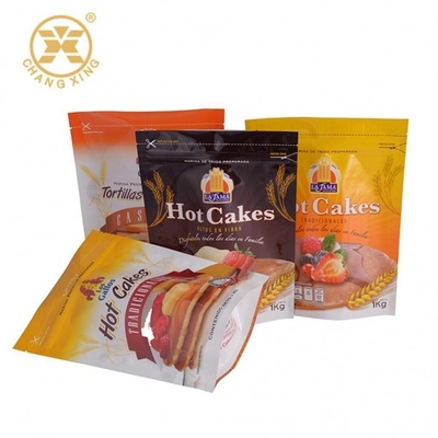 Stand Up Mini Cake Roll Film Saco de Embalagem de Alimentos Saco de Embalagem de Mini Cake Barreira Biodegradável Saco Laminado