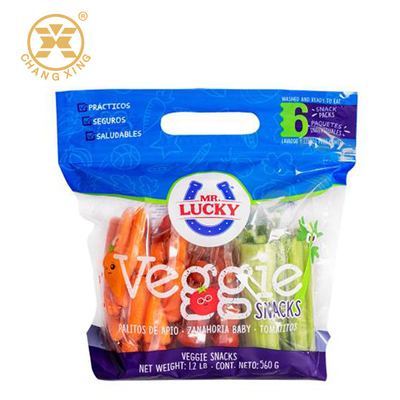 Sacos de plástico transparentes Antifog do LDPE de Bopp do fruto para o empacotamento dos vegetais