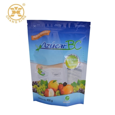 cookie de embalagem vegetal Ziplockk Resealable Sugar Packaging Pouch do deão dos sacos de 250g 8oz