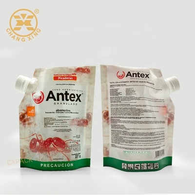 inseticida agrícola de empacotamento detergente plástico do malote de 500g Mylar BOPP transparente