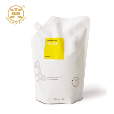 VMPET estão acima o malote com o bico que empacota 300ml ensaboam sacos de plástico do empacotamento flexível