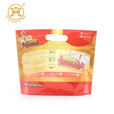 cofre forte plástico da micro-ondas do Rotisserie 0.5kg Antifog que empacota para o frango assado congelado do alimento