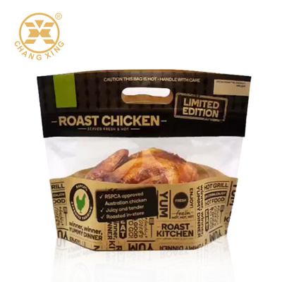 BOPP Roasted o empacotamento de alimento congelado da galinha ensaca o suporte 0.75kg acima dos malotes para o alimento