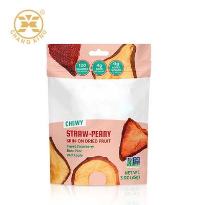 MPET Matte Dry Fruit Packaging Bags Resealable 750g Compostable levantam-se malotes