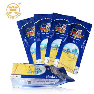 sacos de empacotamento de empacotamento do arroz do logotipo 5KGS 10kgs do OEM do saco do arroz 10kg