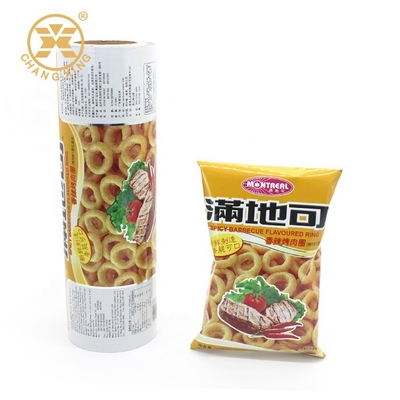 O filme de empacotamento automático Mylar da folha de alumínio de Brc metalizou o empacotamento de alimento do filme