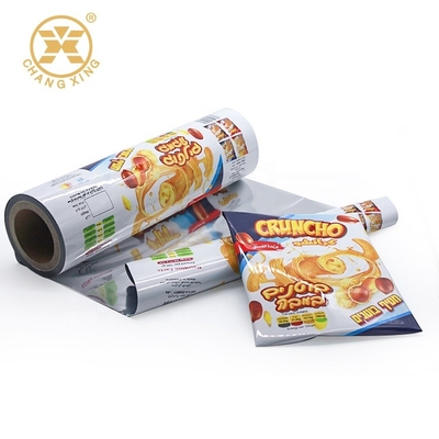 O queijo aquece o psiquiatra Sealable do calor o rolo de filme que imprimiu o produto comestível de empacotamento para microplaquetas de tortilha